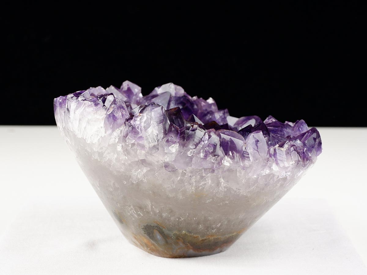 1.8Kg アメジストクラスター 原石 ウルグアイ産 花型 フラワー amethyst 一点物 282-764