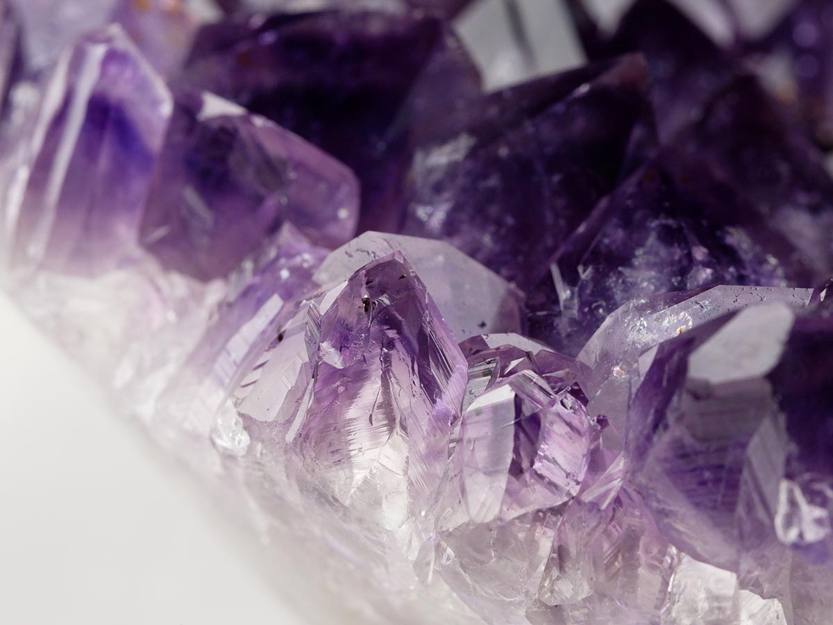 1.8Kg アメジストクラスター 原石 ウルグアイ産 花型 フラワー amethyst 一点物 282-764