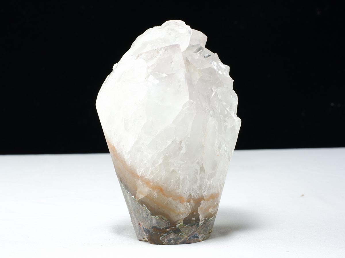 フラワー水晶 クラスター 原石 花形 置物 一点物 282-794