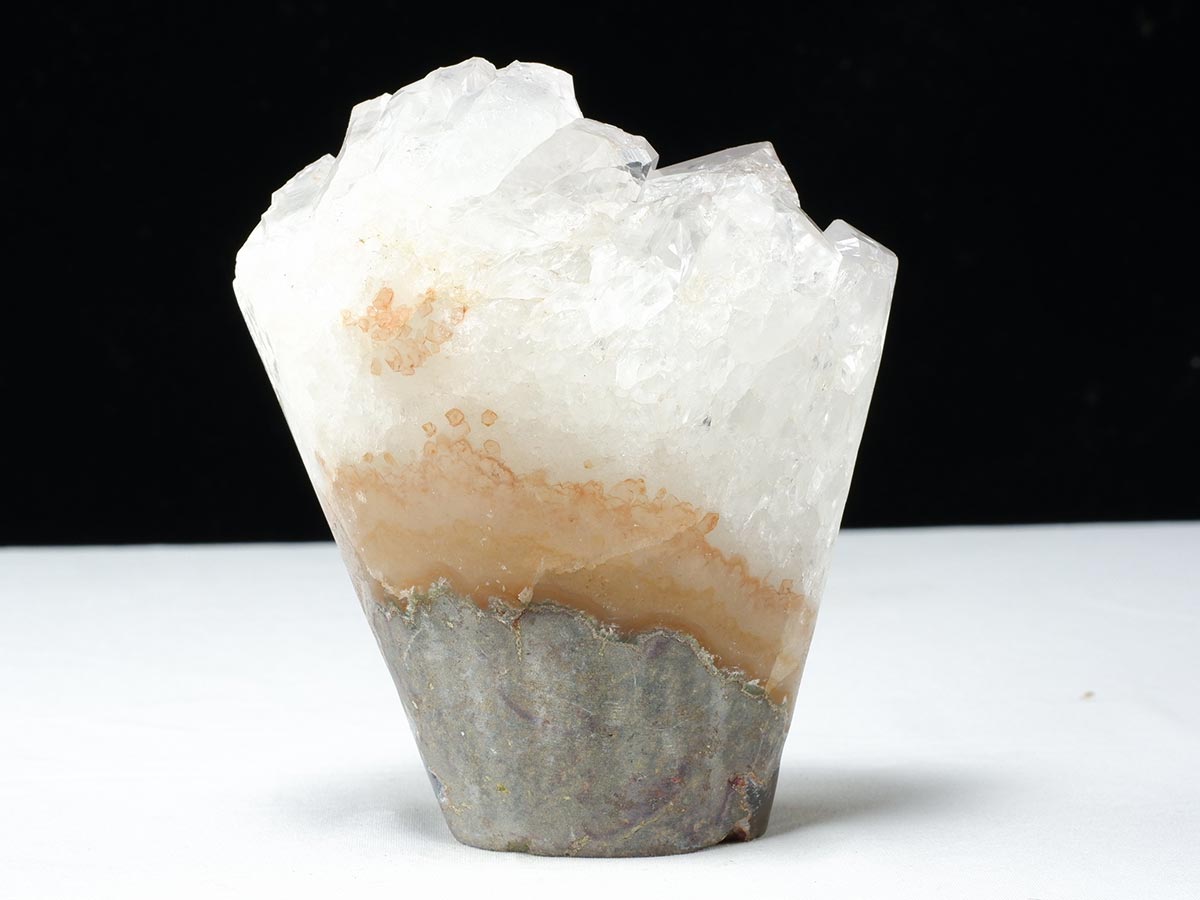 フラワー水晶 クラスター 原石 花形 置物 一点物 282-794
