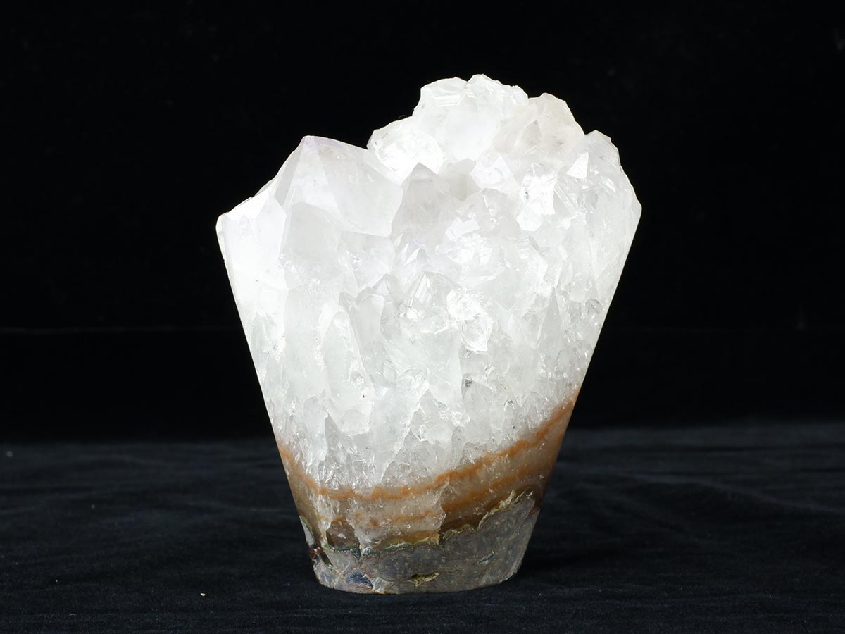 フラワー水晶 クラスター 原石 花形 置物 一点物 282-794