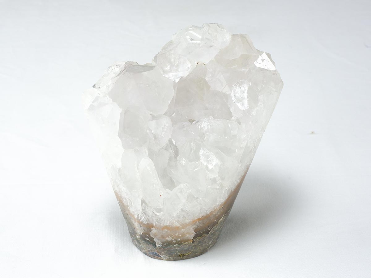 フラワー水晶 クラスター 原石 花形 置物 一点物 282-794