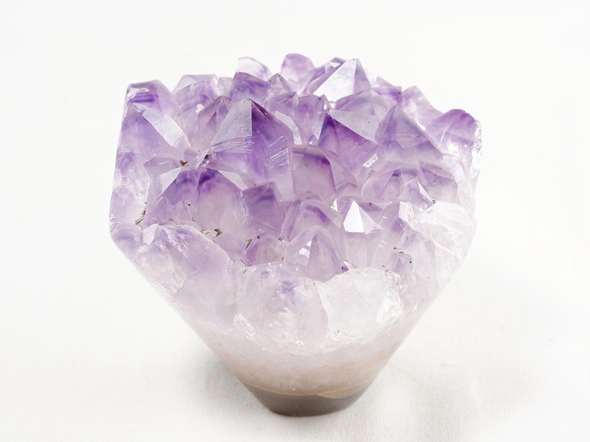 アメジスト クラスター ウルグアイ産 フラワーアメジスト 花型 原石 置物 amethyst 一点物 282-807