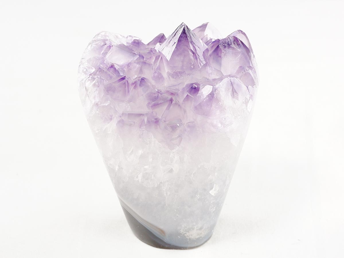 アメジスト クラスター ウルグアイ産 フラワーアメジスト 花型 原石 置物 amethyst 一点物 282-808