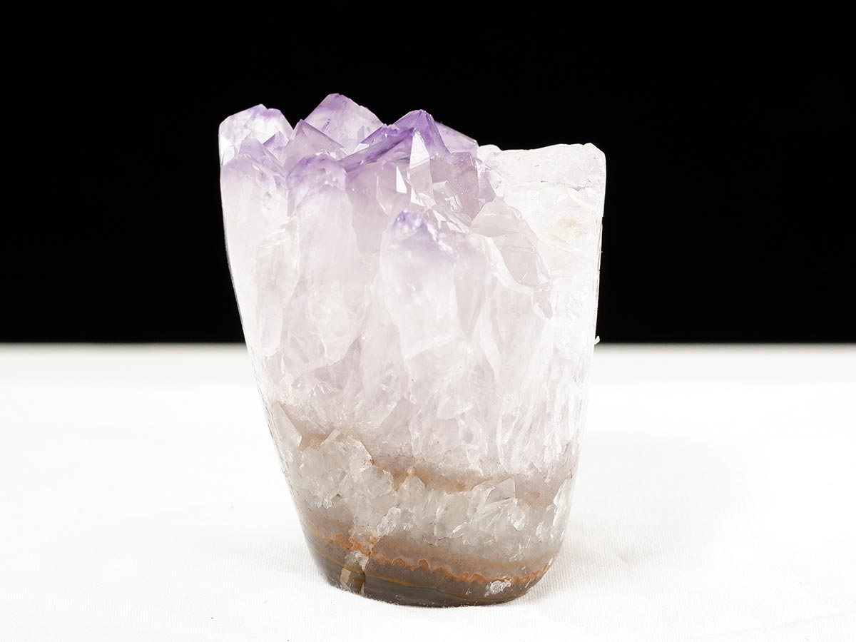 アメジスト クラスター ウルグアイ産 フラワーアメジスト 花型 原石 置物 amethyst 一点物 282-813