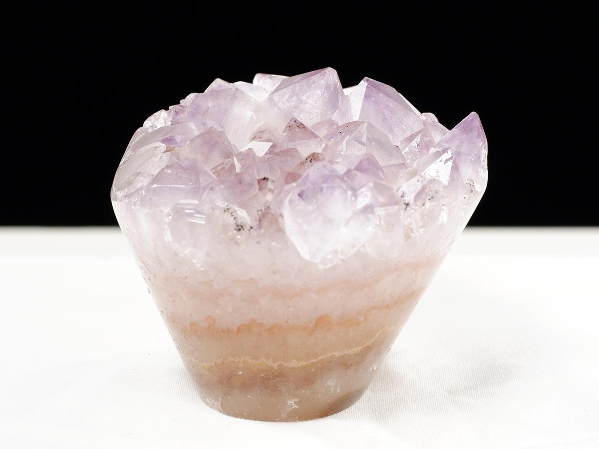 アメジスト クラスター ウルグアイ産 フラワーアメジスト 花型 原石 置物 amethyst 一点物 282-814