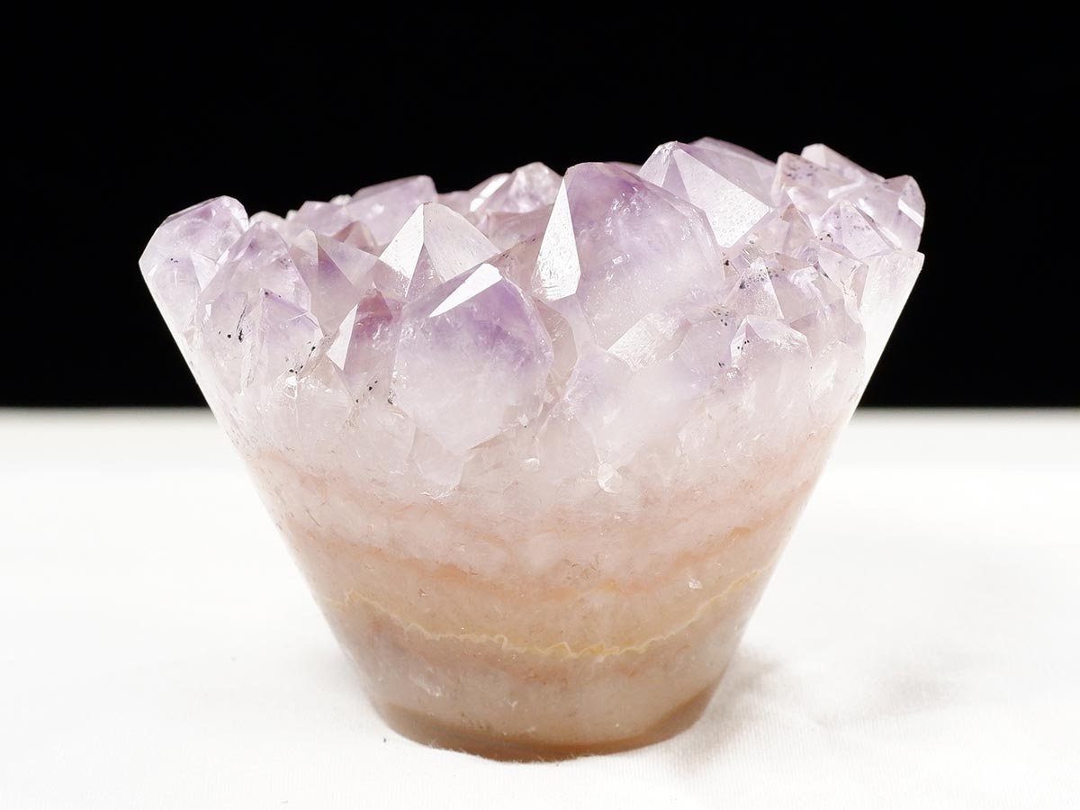 アメジスト クラスター ウルグアイ産 フラワーアメジスト 花型 原石 置物 amethyst 一点物 282-814