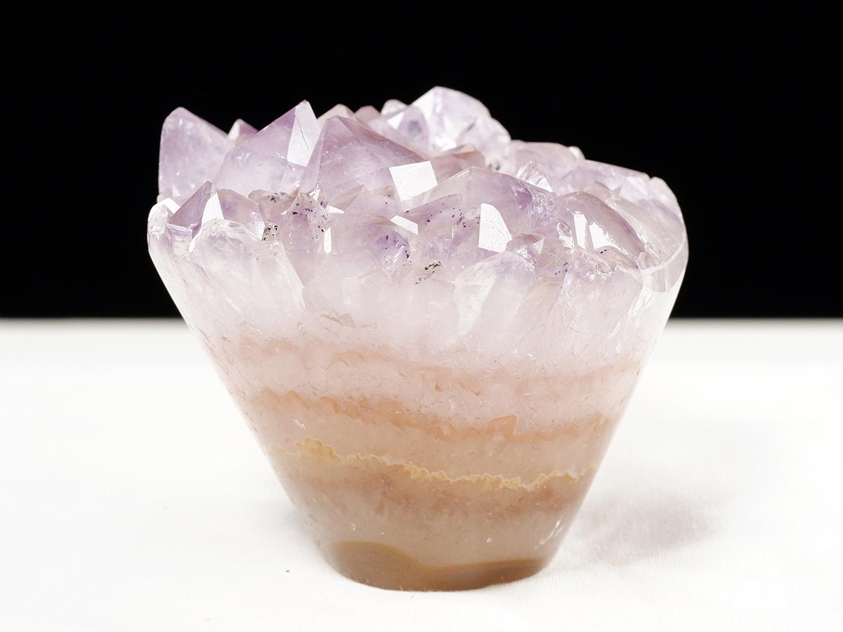 アメジスト クラスター ウルグアイ産 フラワーアメジスト 花型 原石 置物 amethyst 一点物 282-814