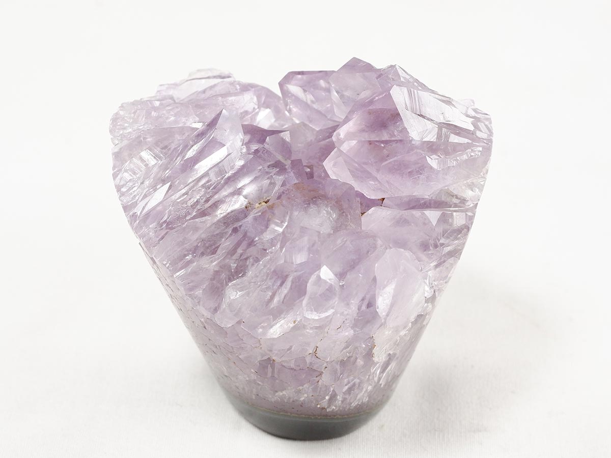 アメジスト クラスター ウルグアイ産 フラワーアメジスト 花型 原石 置物 amethyst 一点物 282-815