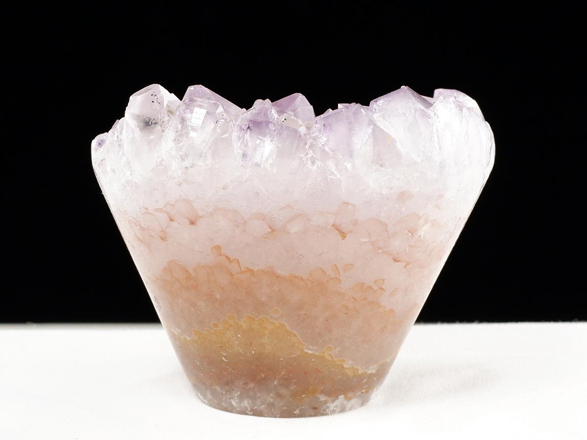 アメジスト クラスター ウルグアイ産 フラワーアメジスト 花型 原石 置物 amethyst 一点物 282-816