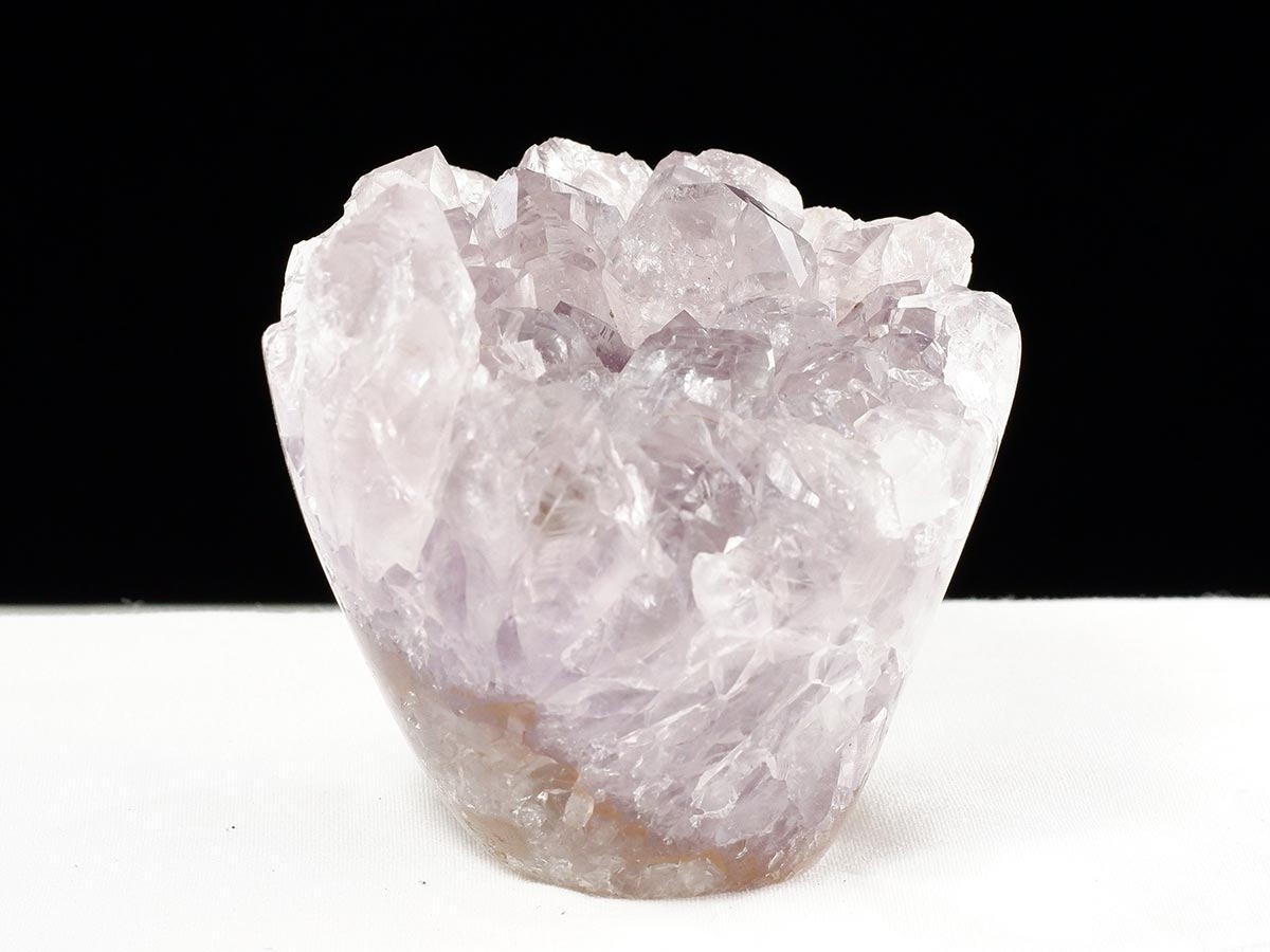 アメジスト クラスター ウルグアイ産 フラワーアメジスト 花型 原石 置物 amethyst 一点物 282-817