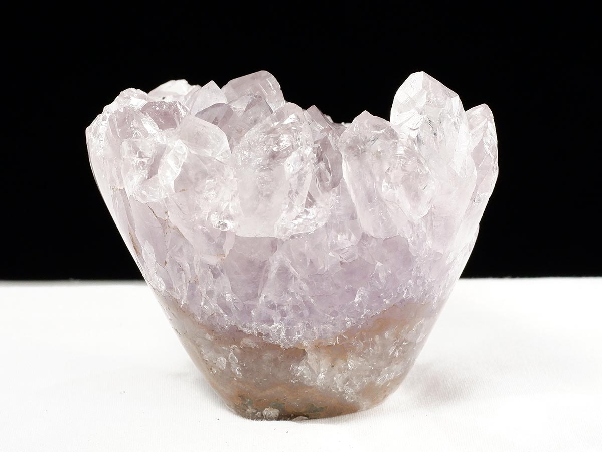 アメジスト クラスター ウルグアイ産 フラワーアメジスト 花型 原石 置物 amethyst 一点物 282-817