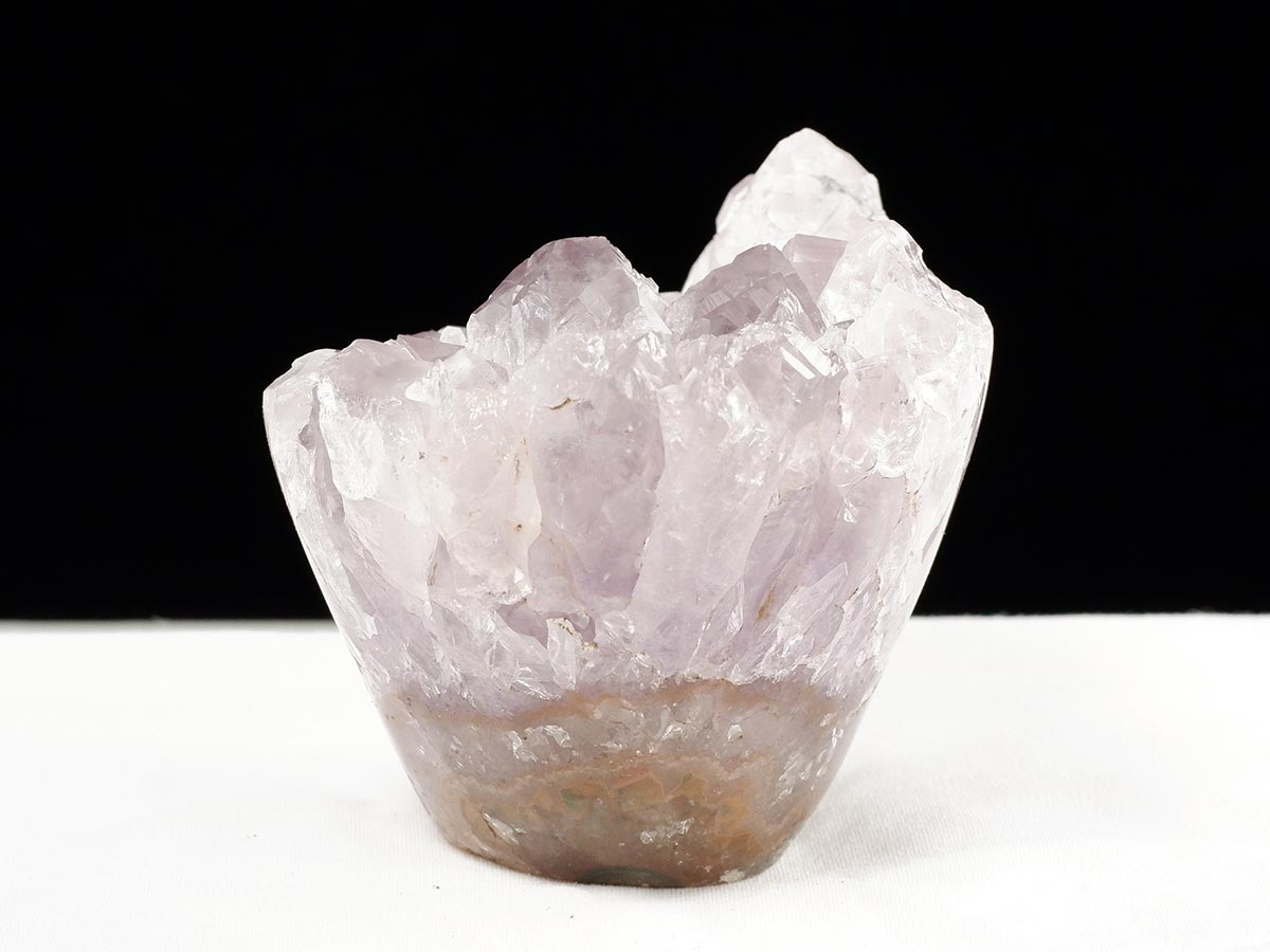 アメジスト クラスター ウルグアイ産 フラワーアメジスト 花型 原石 置物 amethyst 一点物 282-817