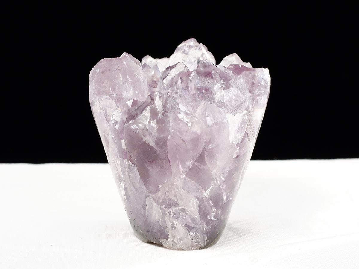 アメジスト クラスター ウルグアイ産 フラワーアメジスト 花型 原石 置物 amethyst 一点物 282-820