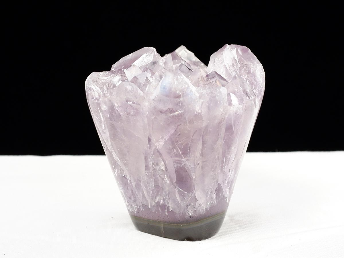 アメジスト クラスター ウルグアイ産 フラワーアメジスト 花型 原石 置物 amethyst 一点物 282-820