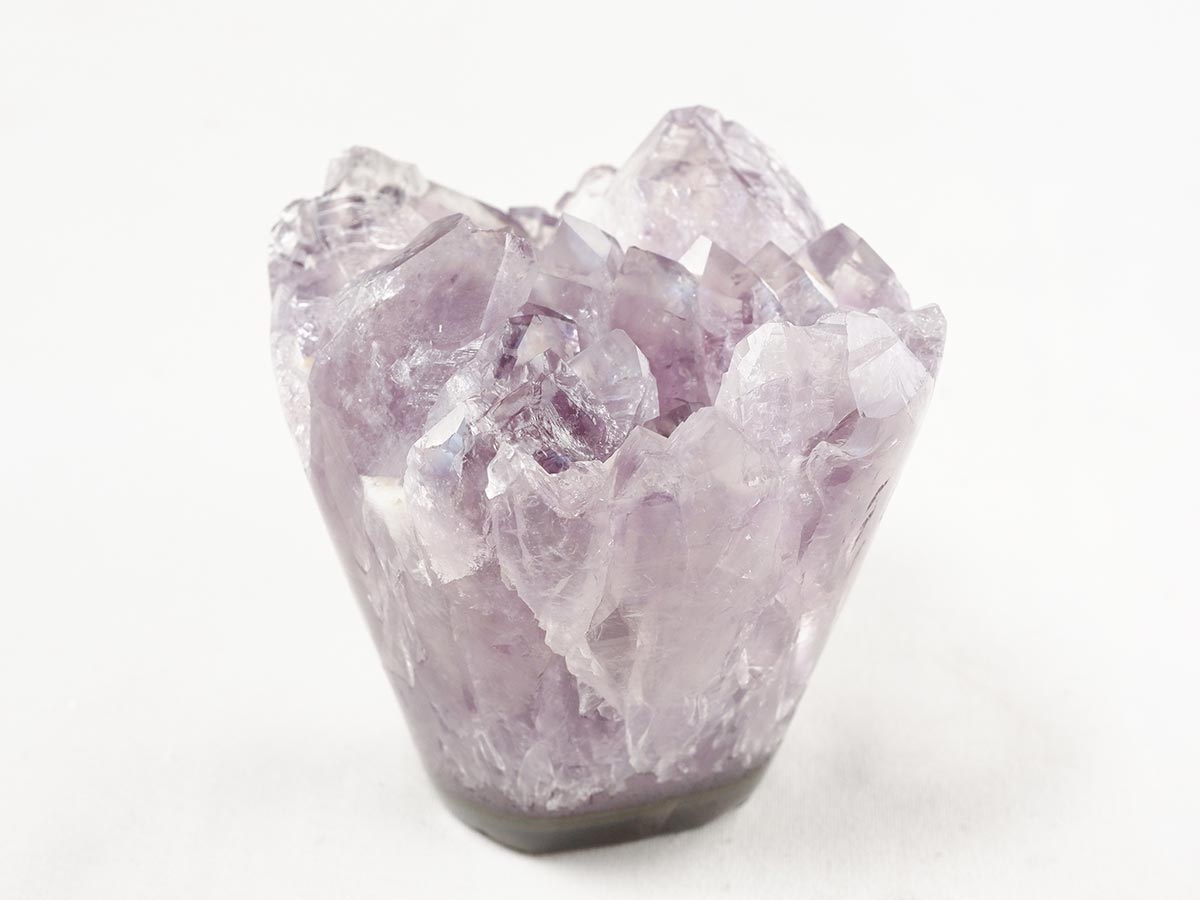 アメジスト クラスター ウルグアイ産 フラワーアメジスト 花型 原石 置物 amethyst 一点物 282-820
