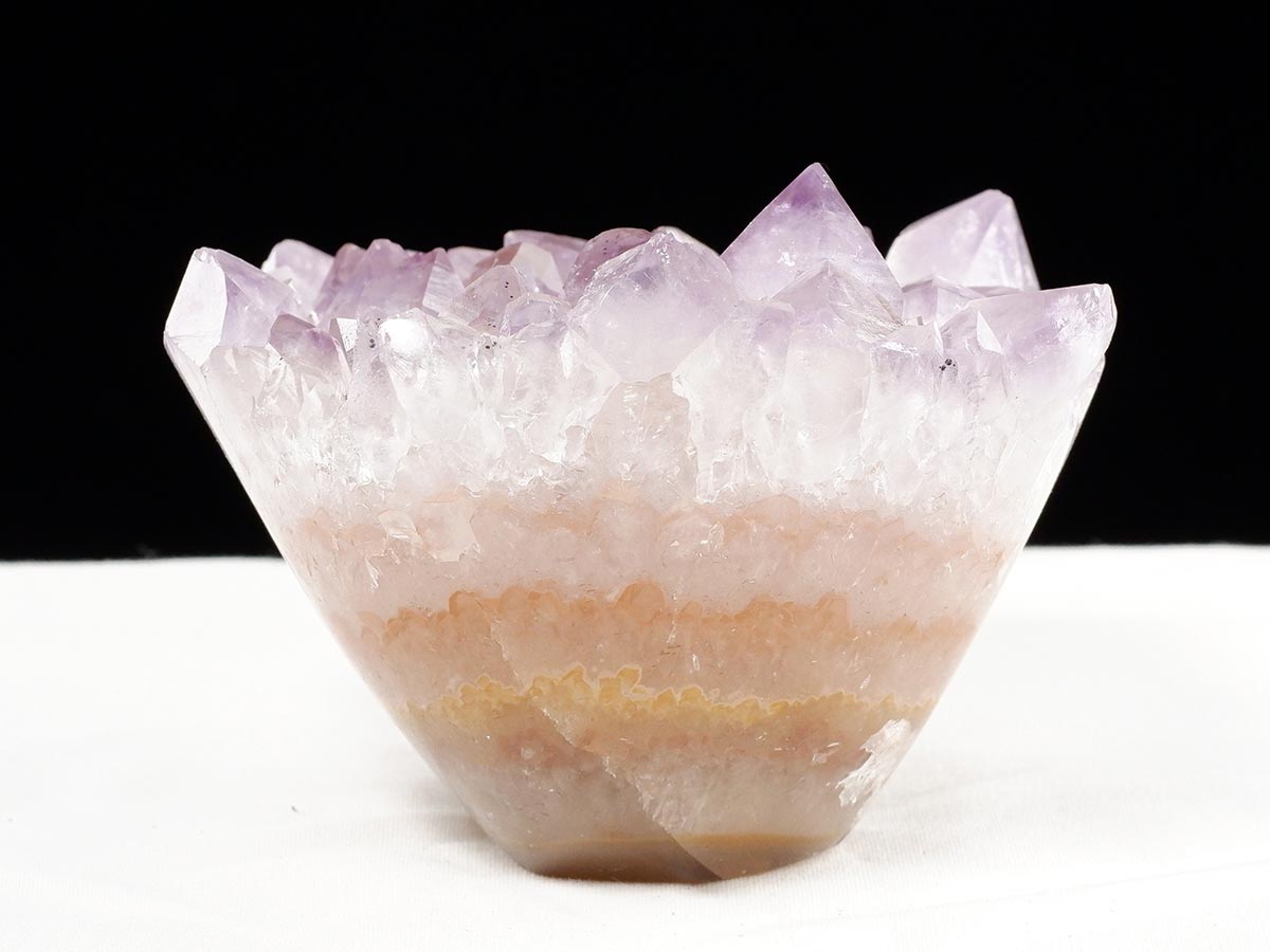 アメジスト クラスター ウルグアイ産 フラワーアメジスト 花型 原石 置物 amethyst 一点物 282-823