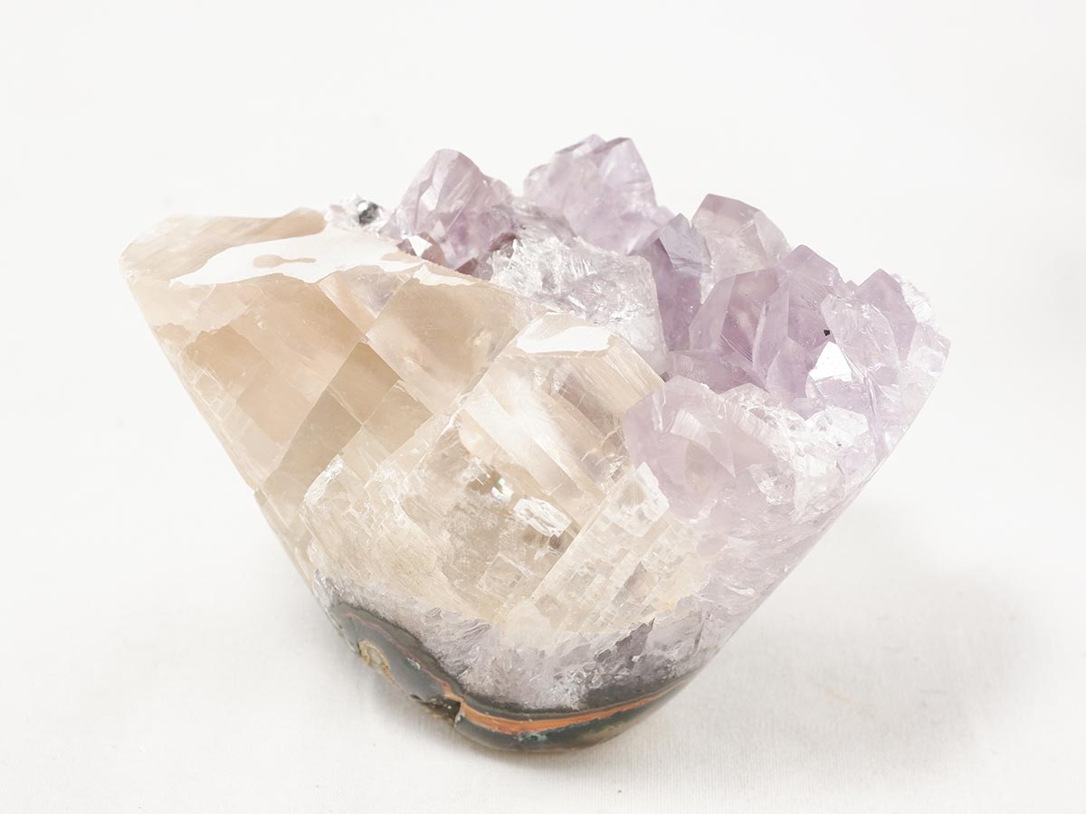アメジスト クラスター ウルグアイ産 フラワーアメジスト 花型 原石 置物 amethyst 一点物 282-824