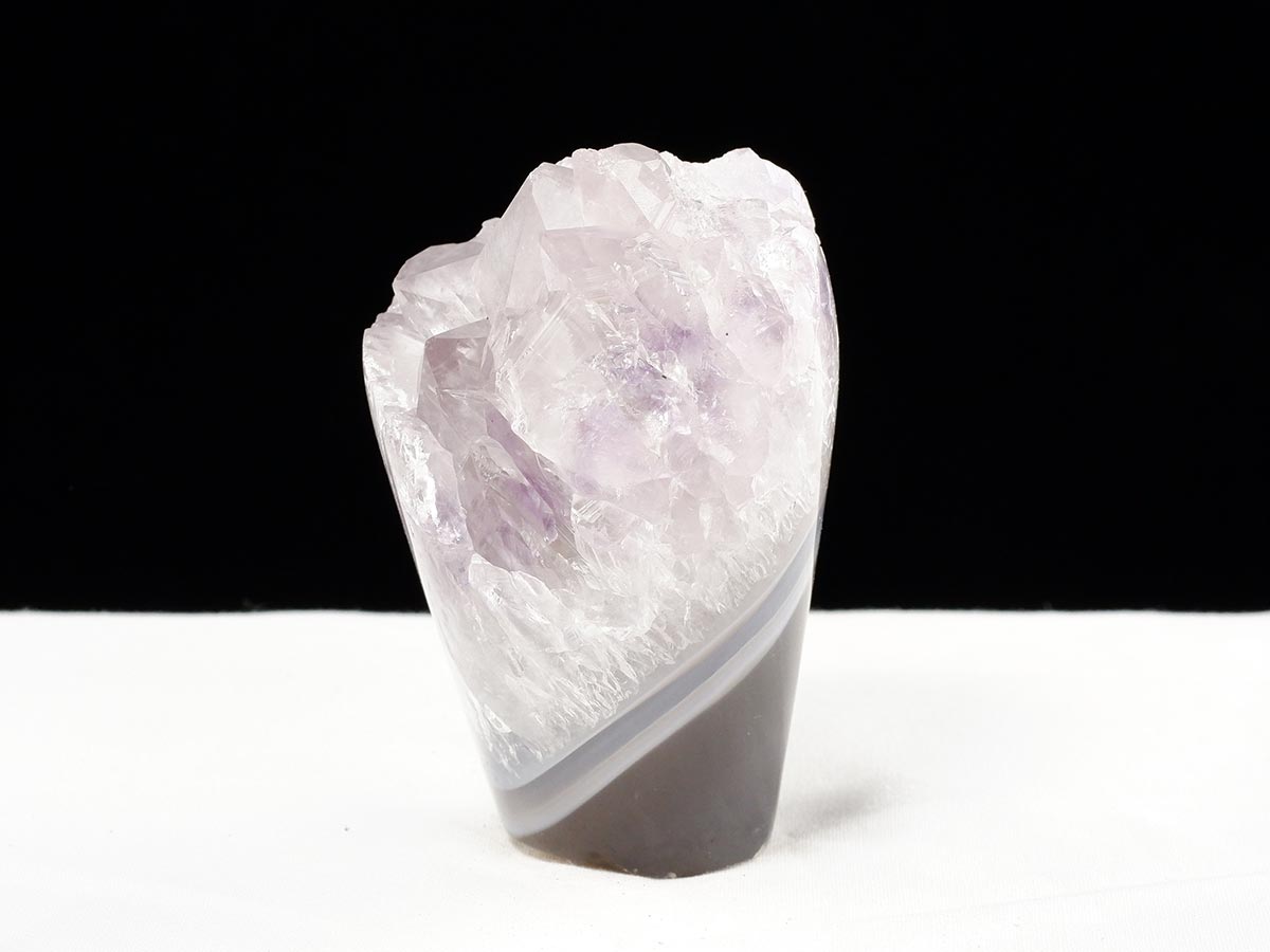 アメジスト クラスター ウルグアイ産 フラワーアメジスト 花型 原石 置物 amethyst 一点物 282-825