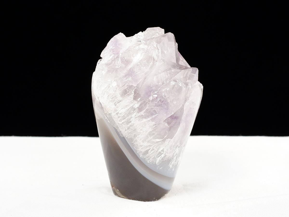 アメジスト クラスター ウルグアイ産 フラワーアメジスト 花型 原石 置物 amethyst 一点物 282-825