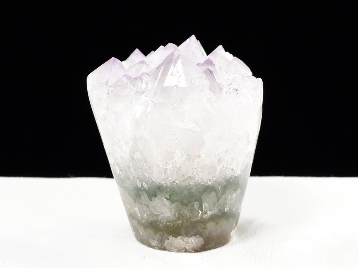 アメジスト クラスター ウルグアイ産 フラワーアメジスト 花型 原石 置物 amethyst 一点物 282-826