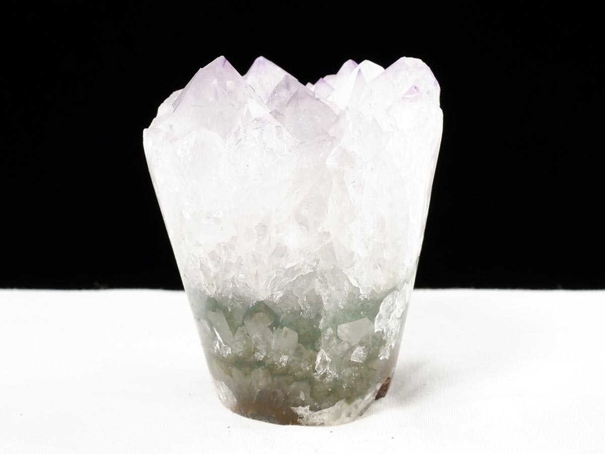 アメジスト クラスター ウルグアイ産 フラワーアメジスト 花型 原石 置物 amethyst 一点物 282-826
