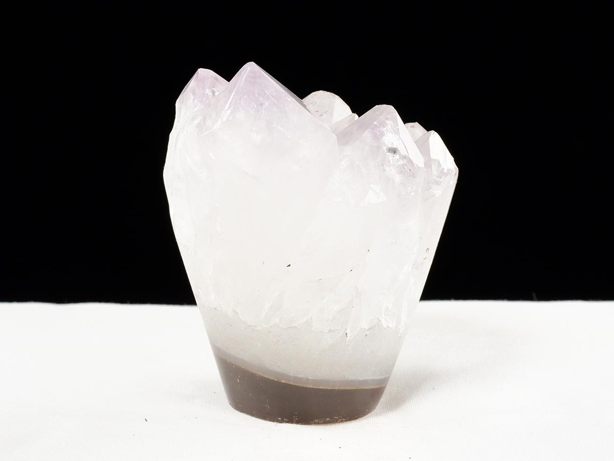 アメジスト クラスター ウルグアイ産 フラワーアメジスト 花型 原石 置物 amethyst 一点物 282-827