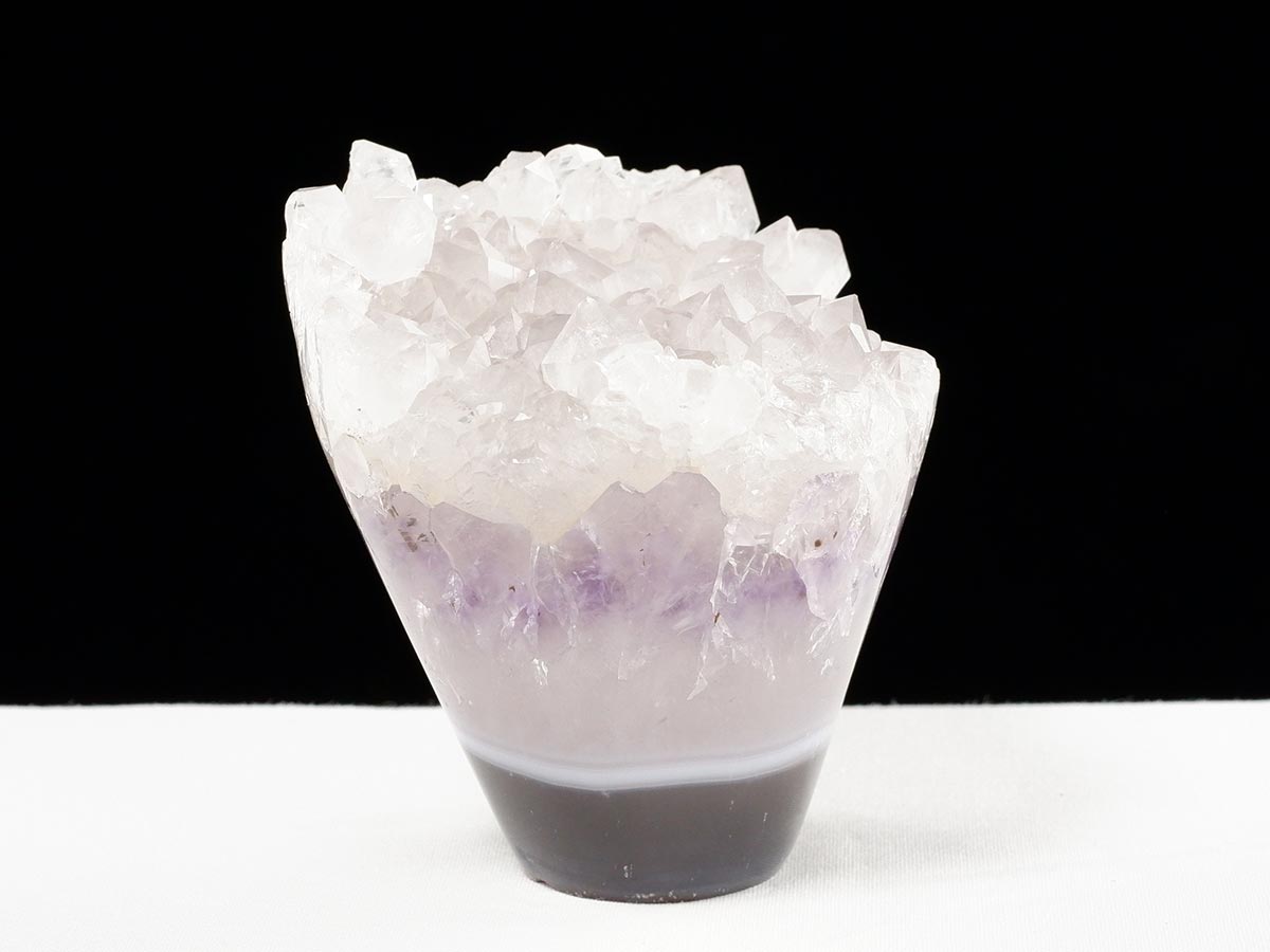 アメジスト クラスター ウルグアイ産 フラワーアメジスト 花型 原石 置物 amethyst 一点物 282-828