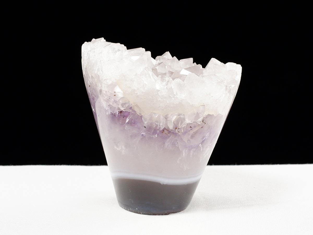 アメジスト クラスター ウルグアイ産 フラワーアメジスト 花型 原石 置物 amethyst 一点物 282-828