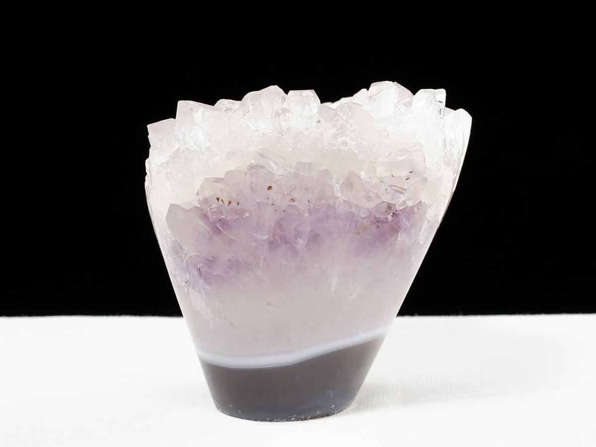 アメジスト クラスター ウルグアイ産 フラワーアメジスト 花型 原石 置物 amethyst 一点物 282-828