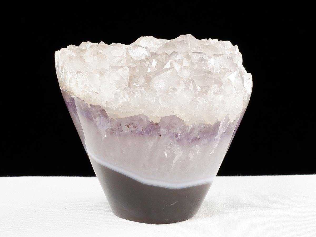 アメジスト クラスター ウルグアイ産 フラワーアメジスト 花型 原石 置物 amethyst 一点物 282-832