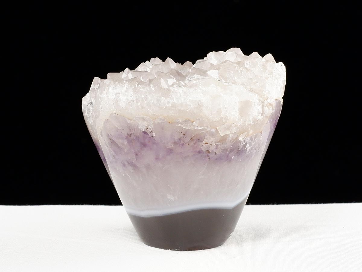 アメジスト クラスター ウルグアイ産 フラワーアメジスト 花型 原石 置物 amethyst 一点物 282-832