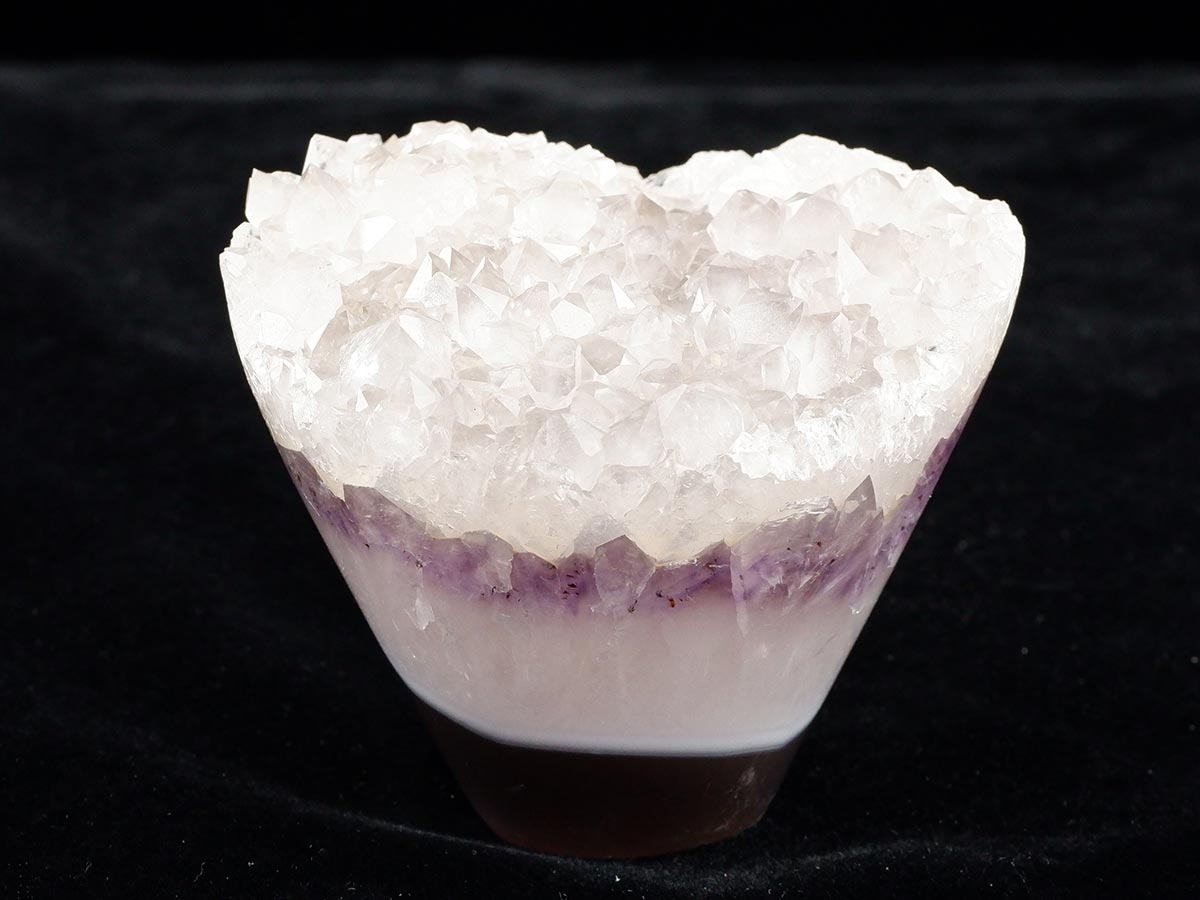アメジスト クラスター ウルグアイ産 フラワーアメジスト 花型 原石 置物 amethyst 一点物 282-832