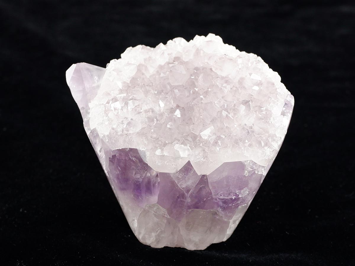 アメジスト クラスター ウルグアイ産 フラワーアメジスト 花型 原石 置物 amethyst 一点物 282-833