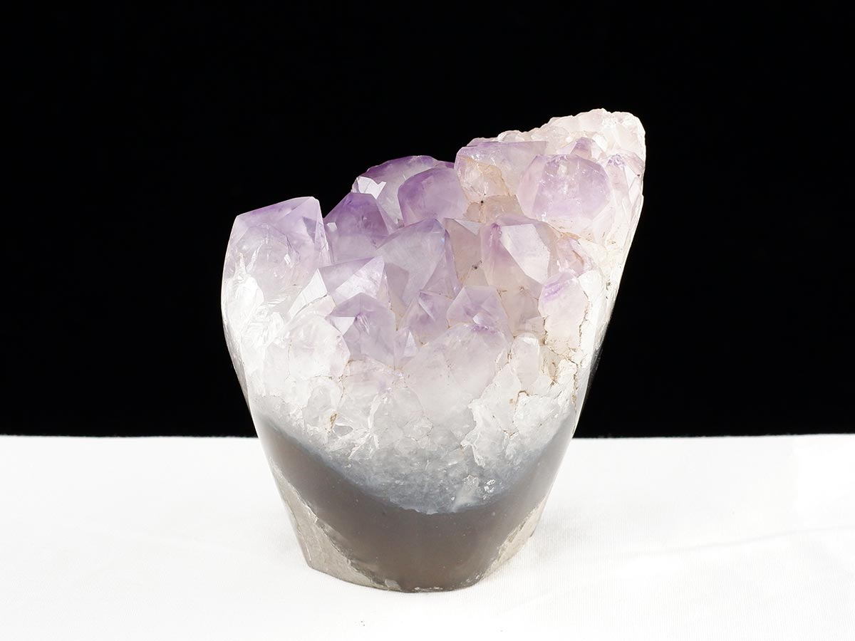 アメジスト クラスター ウルグアイ産 フラワーアメジスト 花型 原石 置物 amethyst 一点物 282-840