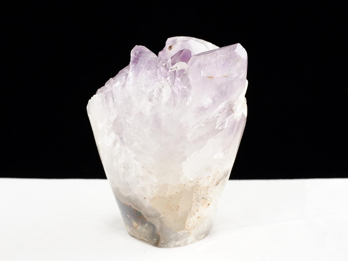 アメジスト クラスター ウルグアイ産 フラワーアメジスト 花型 原石 置物 amethyst 一点物 282-842