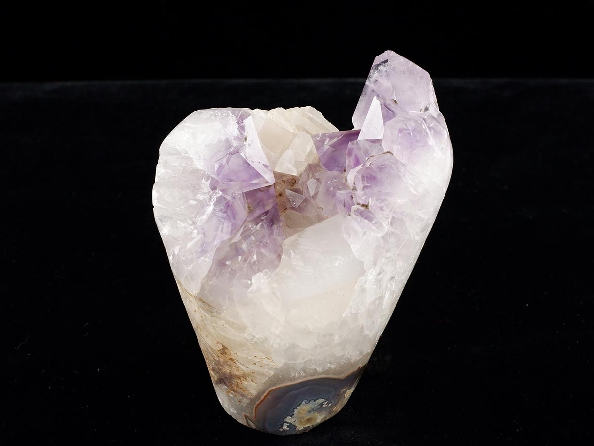 アメジスト クラスター ウルグアイ産 フラワーアメジスト 花型 原石 置物 amethyst 一点物 282-842