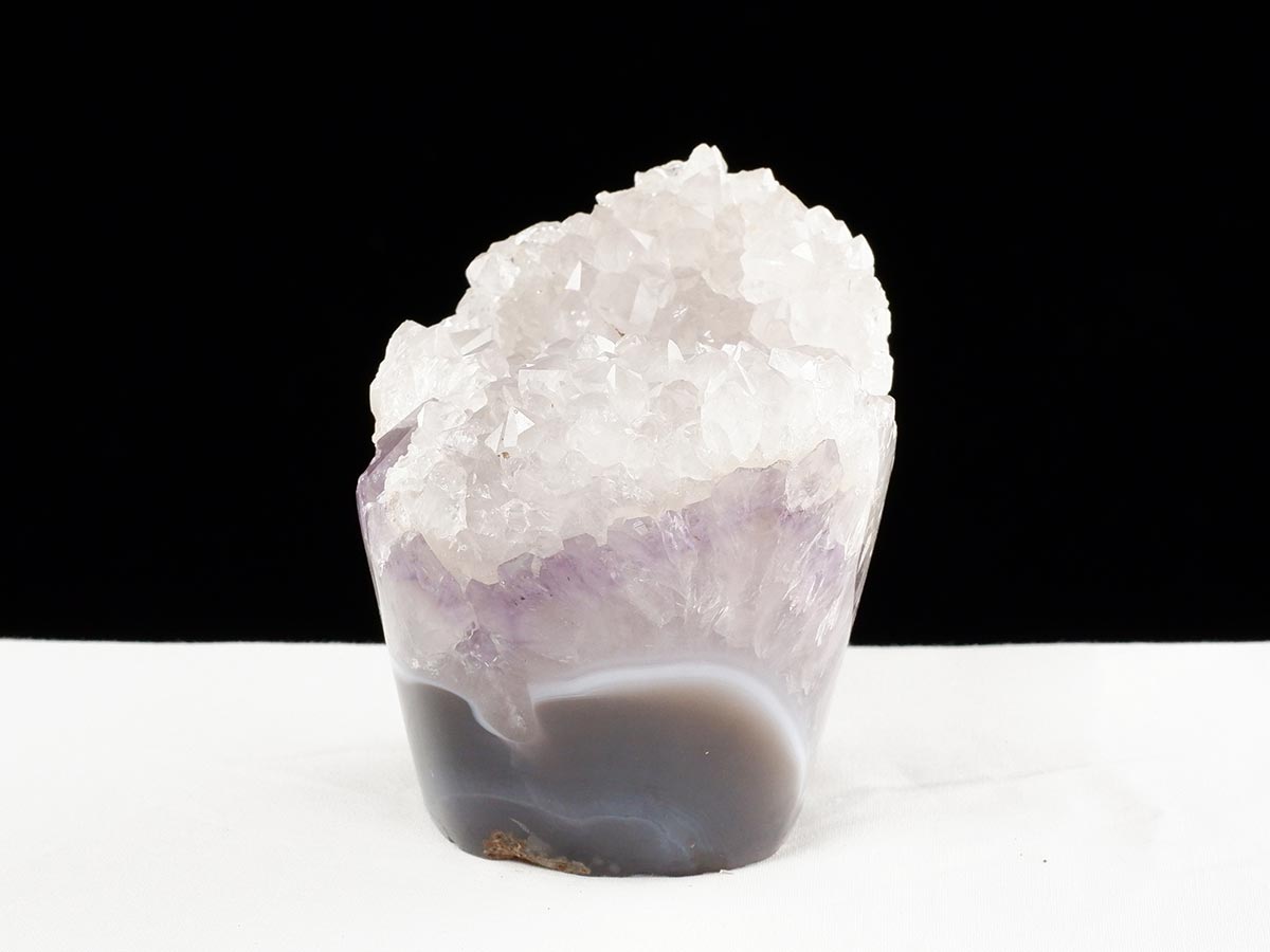 アメジスト クラスター ウルグアイ産 フラワーアメジスト 花型 原石 置物 amethyst 一点物 282-846