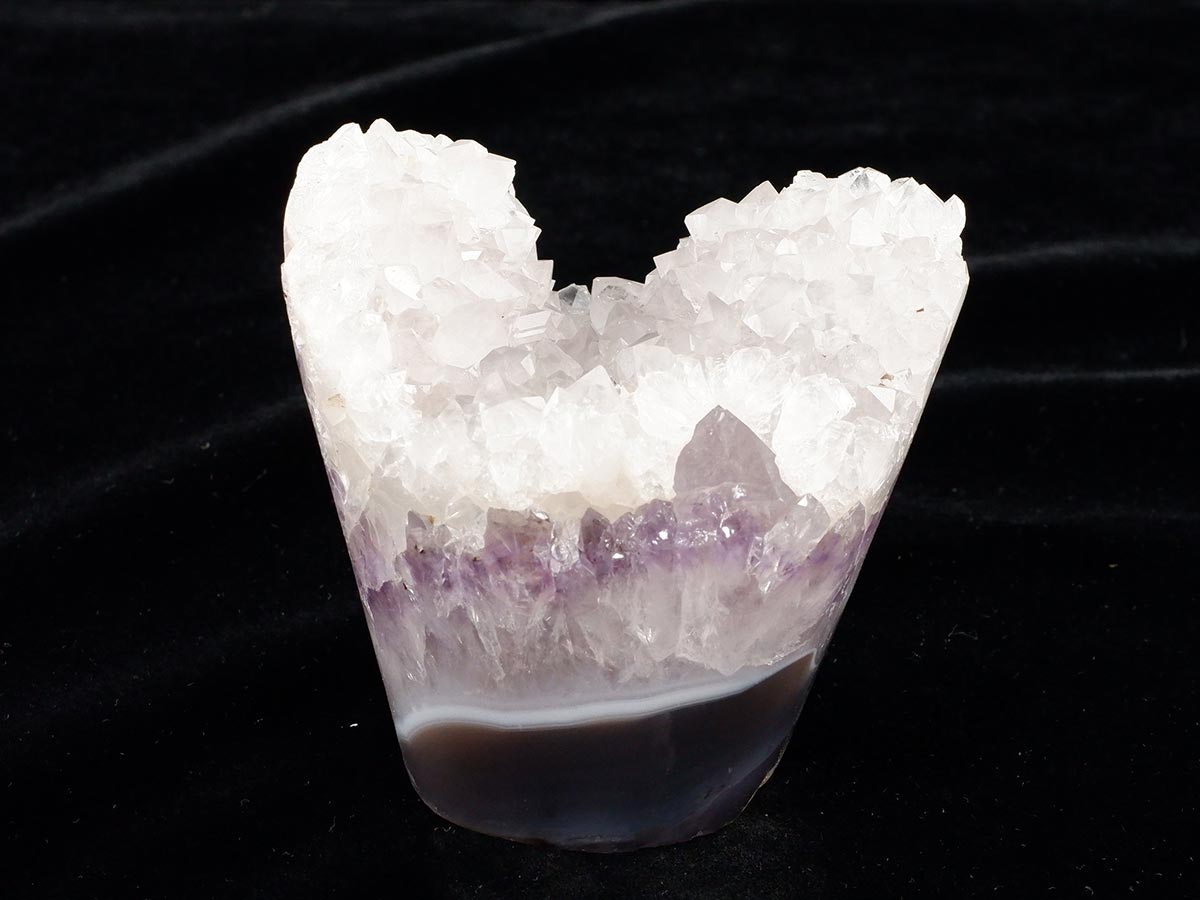 アメジスト クラスター ウルグアイ産 フラワーアメジスト 花型 原石 置物 amethyst 一点物 282-846