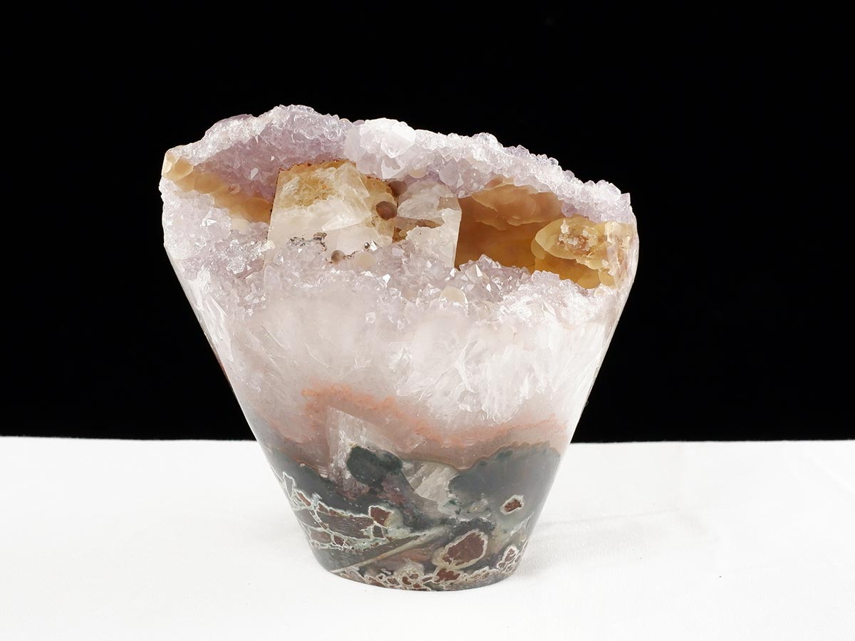 アメジストクラスター 1Kg ウルグアイ産 フラワーアメジスト 花型 原石 置物 amethyst 一点物 282-848