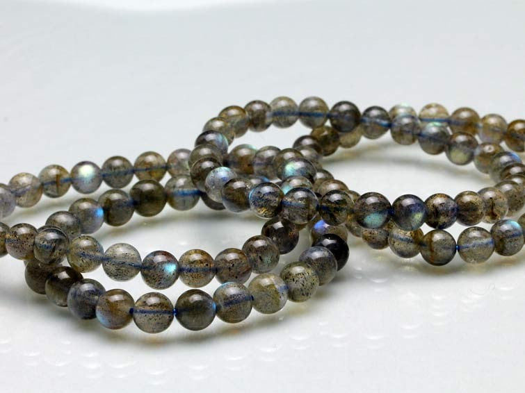 ラブラドライト ブレスレット 7mm 曹灰長石 ブレス ラブラド labradorite ランダム発送 メール便可 [M便 1/10] 711-277
