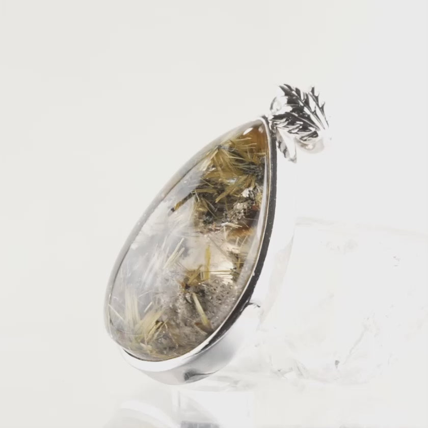 タイチンルチルクォーツ ペンダント 一点物 199-324 – 天然石