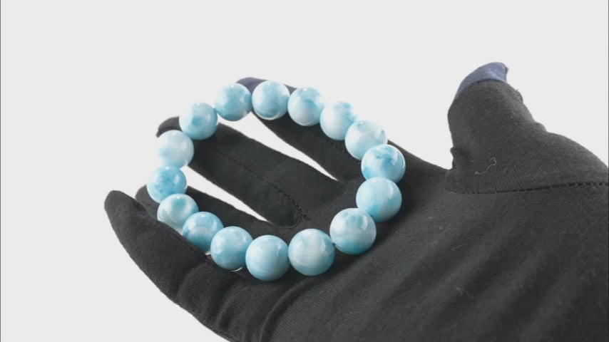 ラリマー ブレスレット 14mm 一点物 111-38037 – 天然石