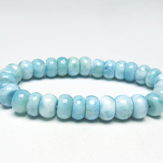 ラリマー ブレスレット ラリマール 本物 11mm 一点物 111-34231