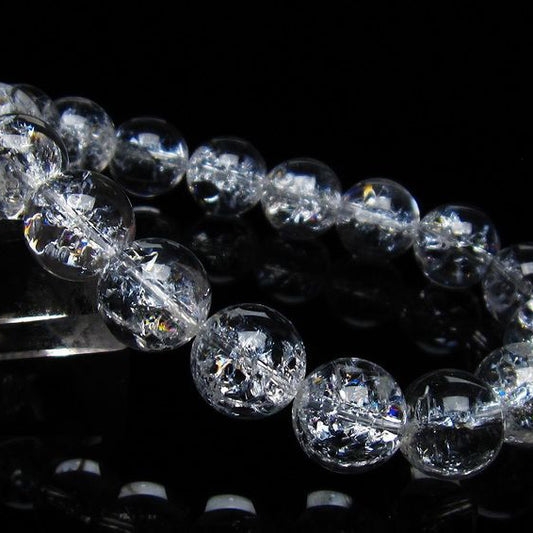 アイリスクォーツ 水晶 ブレスレット 13mm 一点物 メール便可 [M便 1/10] 111-35449