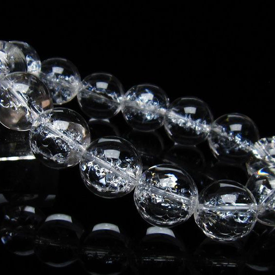 アイリスクォーツ 水晶 ブレスレット 16mm 一点物 111-35470