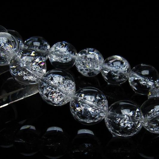 アイリスクォーツ 水晶 ブレスレット 16mm 一点物 111-35475