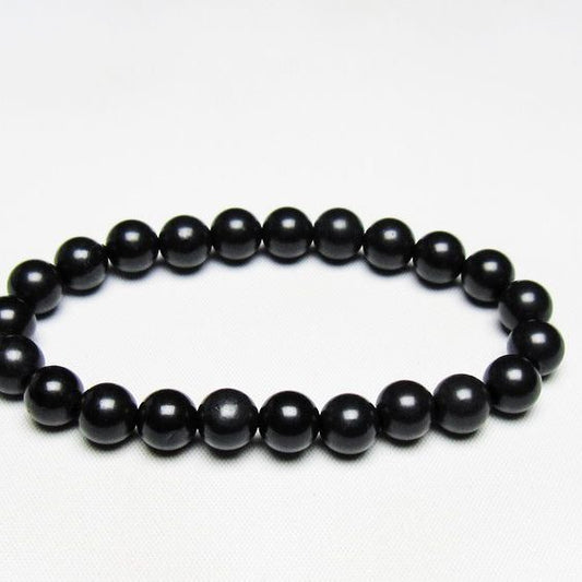 ブラックシリカ ブレスレット 8mm 一点物 メール便可 [M便 1/10] 111-39471