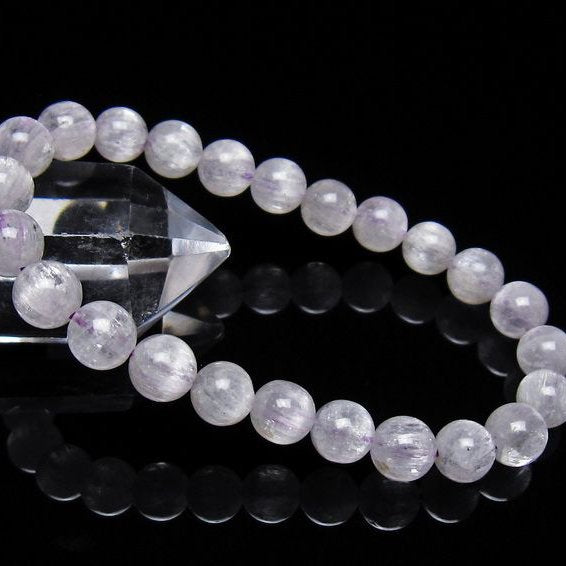 クンツァイト ブレスレット 8mm 一点物 メール便可 [M便 1/10] 111-40702
