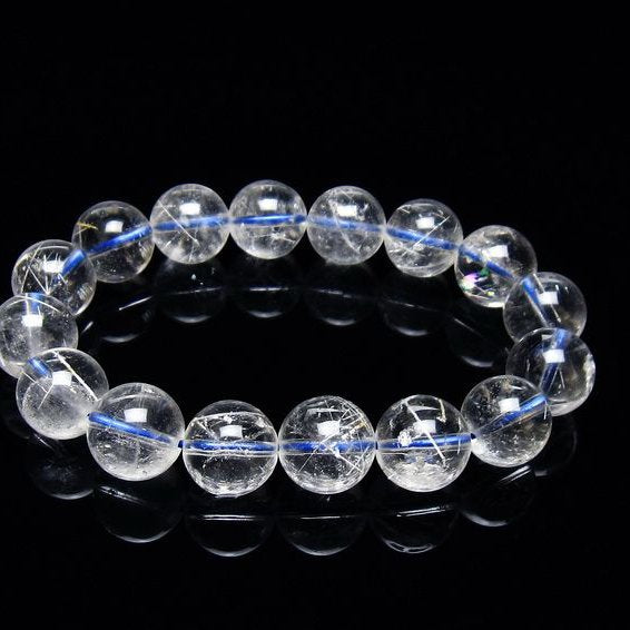 ホワイトガーデンファントムクォーツ ブレスレット 13mm 一点物 メール便可 [M便 1/10] 111-42442